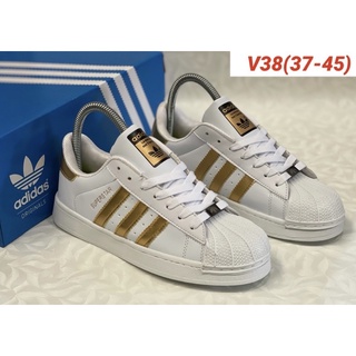 รองเท้าผ้าใบadidas superstar รองเท้ามาใหม่สวยๆ ใส่แล้วไม่ตกเทรน พร้อมส่ง