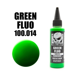 สี Skull Color : Green Fluo