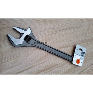 Bahco ประแจเลื่อน ชุบแข็ง สีดำ ขนาด 18 นิ้ว ( No. 8075 ) ( Adjustable Wrench ) กุญแจเลื่อน สินค้าพร้อมส่ง