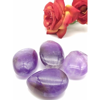 100% Natural Ametrine Palm Stone / Top High Quality / Healing Stone / Magical Crystal / For Home Decoration Collection.