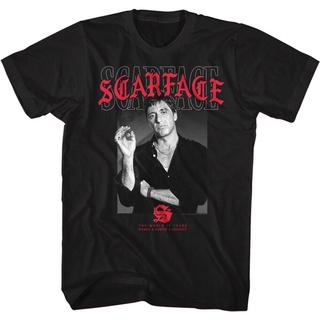เสื้อสีขาว เสื้อสาวอวบ - Scarface Shaxing Movie World เป็นเงินของคุณพาวเวอร์ซัพพลายเคารพเสื้อยืดชาย