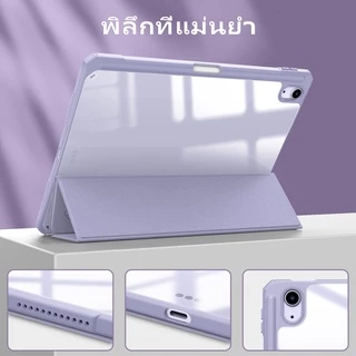 GOOJODOQ 🇹🇭 เคสไอแพด สำหรับ iPad Pro11 Air4 Air5 gen10 ​​10.9 gen9 8 7 10.2 Case ฝาครอบอะคริลิคใส