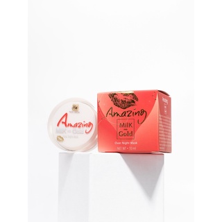 มาร์คจุ้ฟ เรียวครีม  Amazing Milk And Gold (Over Nigth Mask) ล็อตใหม่ ขนาด 10 กรัม