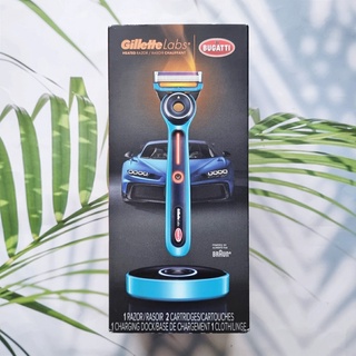 ยิลเลตต์ ชุดมีดโกน GilletteLabs Heated Razor Starter Kit Bugatti Limited Edition (Gillette®) มีดโกนหนวดแถบความร้อน มีดโกนแบบอุ่น