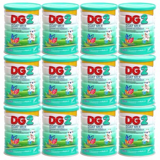 DG-2 ดีจี2 อาหารทารกจากนมแพะ สำหรับช่วงวัยที่ 2 800g. ( 12 กระป๋อง )