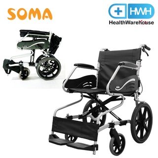 รถเข็นผู้ป่วย Soma 150.3 F16 Wheelchair Hospital วีลแชร์ รถเข็น รถเข็นผู้สูงอายุ พับได้ รถเข็นผู้ใหญ่ วิลแชร์ผู้ป่วย