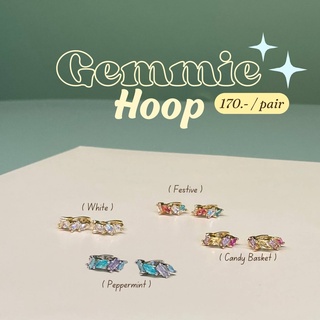 Gemmie Hoop ต่างหูห่วง - Thegreenbox.tgb