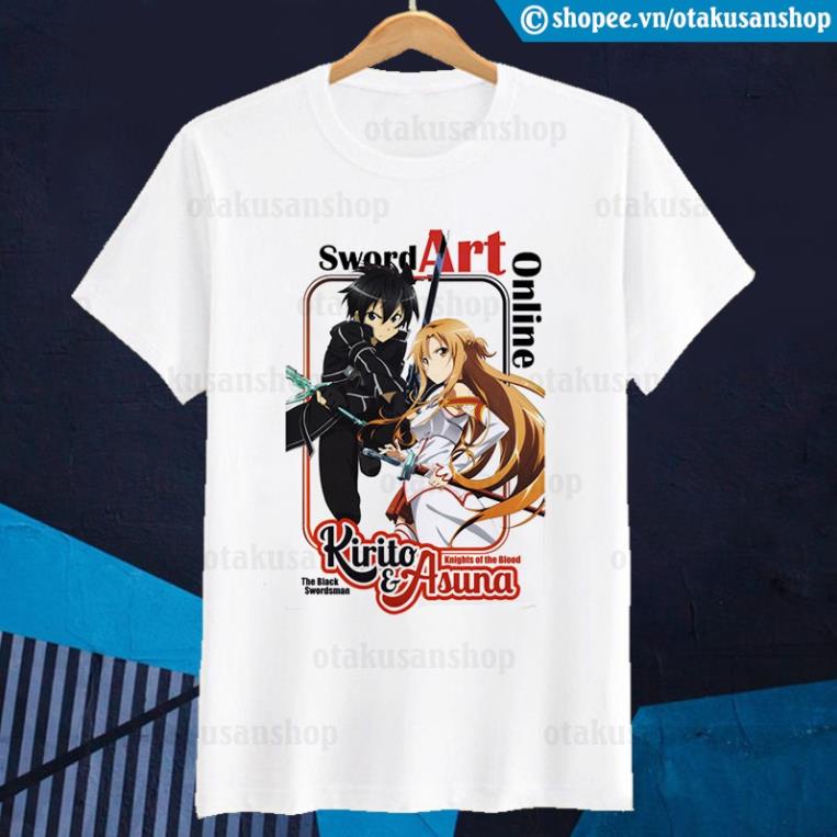 เสื้อยืด Sword Art Online SAO Kirito และ Asuna