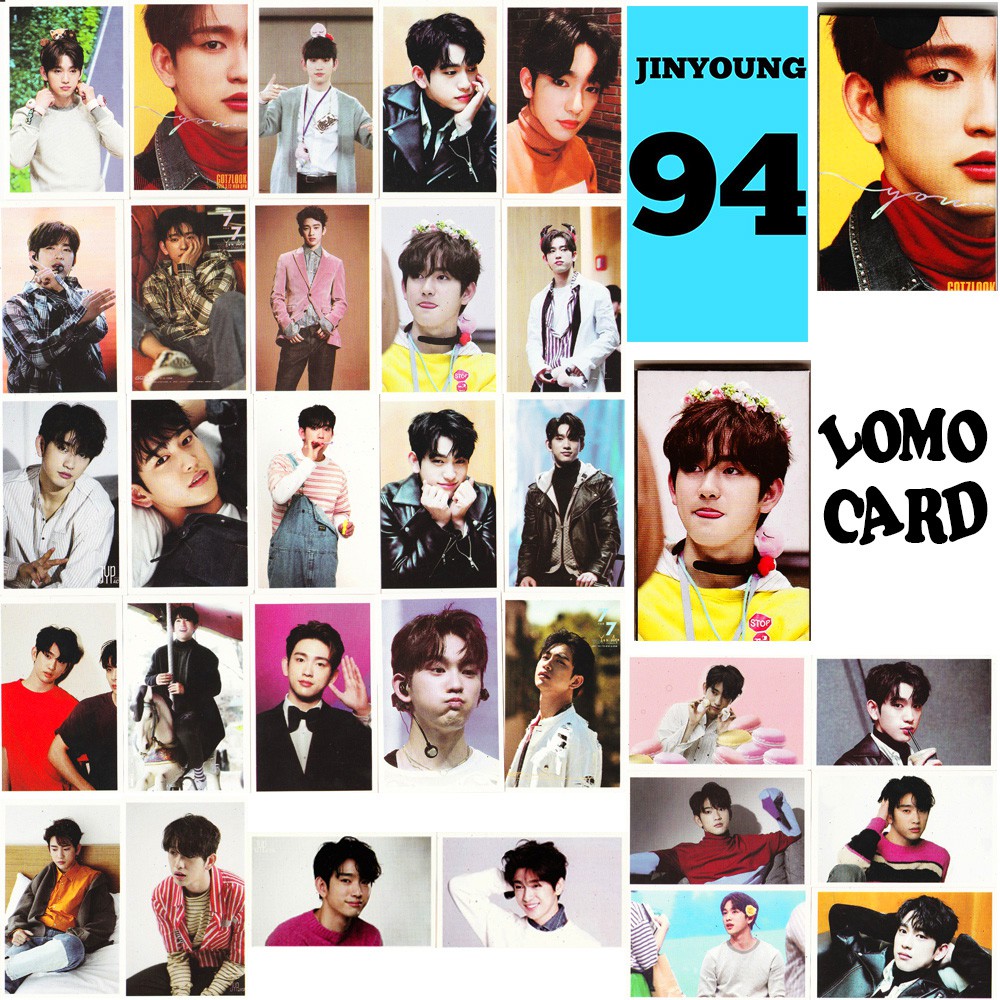 Lomo Card GOT7 JINYOUNG No.2 30 Pcs โลโม่ การ์ด Box Set