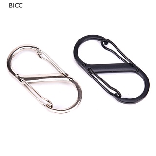 BI 1PC Multifunctional Outdoor Carabiners S-shape Hooks Stainless Steel Quickdraws CC