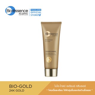 Bio Essence BIO-GOLD RADIANCE CLEANSER 100g (โฟมล้างหน้า, ต่อต้านริ้วรอย)