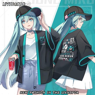 🔥ชุดคอสเพลย์ Anime เสื้อดาบพิฆาตอสูร ร ชุดชิโนบุGhost slayerHatsune Miku กิโมโนเสื้อคลุมฮาโอริสองมิติ Vocaloid / V โฮม