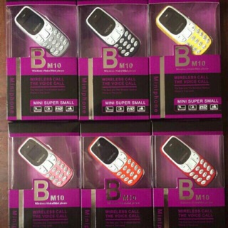 มือถือจิ๋วโทรศัพท์จิ๋วใส่ได้ 2 ซิม Mini Phone Dual Sim รุ่น L8star BM10 มือถือ จิ๋วใช้งานได้จริง👍