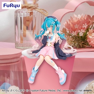 [New] Hatsune Miku Sailor Suit in Love Noodle Stopper Figure FuRyu Figure ฟิกเกอร์แท้ มือ1 lot JP