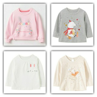 เสื้อยืดแขนยาวสำหรับเด็ก ผ้า Cotton สวมใส่สบาย
