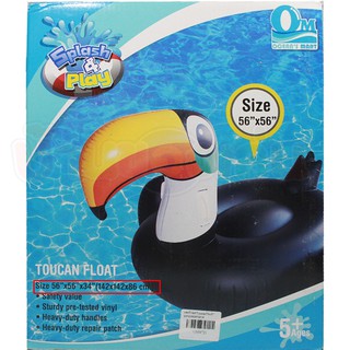 RWR TOYS แพลอยน้ำแพนกทูแคนToucan Float ขนาด56*45นิ้ว OM9721