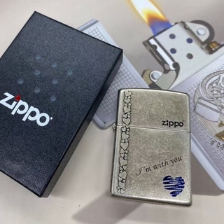 ไฟแช็ค Zippo กันลมกันน้ำไฟแช็กน้ำมันก๊าด