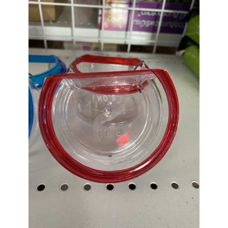 ถ้วยใส่ น้ำ อาหาร นก แบบใส หลายสี - รูปที่ 3