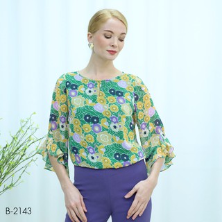 MIKIKO Blouse MI-B2143 แขนยาว IGPU21-10