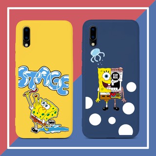 เคสโทรศัพท์ Vivo S1 Pro V19 Y11 Y15 Y12 Y17 Y19 Y30 Y55 Y50 Y55S Y55L 2019 2020 V17 V15 Pro V11i Y91 Y91i Y91C Y93 Y95 Y5S Z3i Z5i Y85 Y89 V9 YOUTH Case SpongeBob Fashion Soft TPU Cover