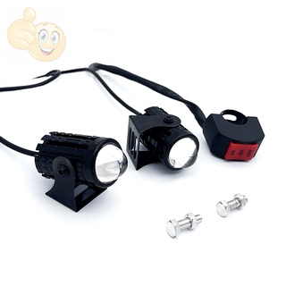 ไฟ LED 3สเต็ป DC 12V (ไฟส่องสว่าง+ไฟกระพริบ) โปรเจคเตอร์ ตัดหมอก ไฟสปอร์ตไลท์