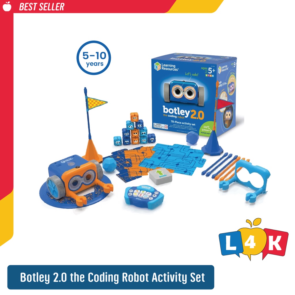 L4K Learning Resources BOTLEY THE CODING ROBOT 2.0 บอทเลย์ หุ่นโค้ดดิ้ง ...