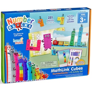 Hand 2 Mind, MathLink Cubes Numberblocks 1- 10 Activity Set  ชุดกิจกรรมลูกบาศก์นัมเบอร์บล็อก 1-10 ของเล่นเด็ก 3 ปี+