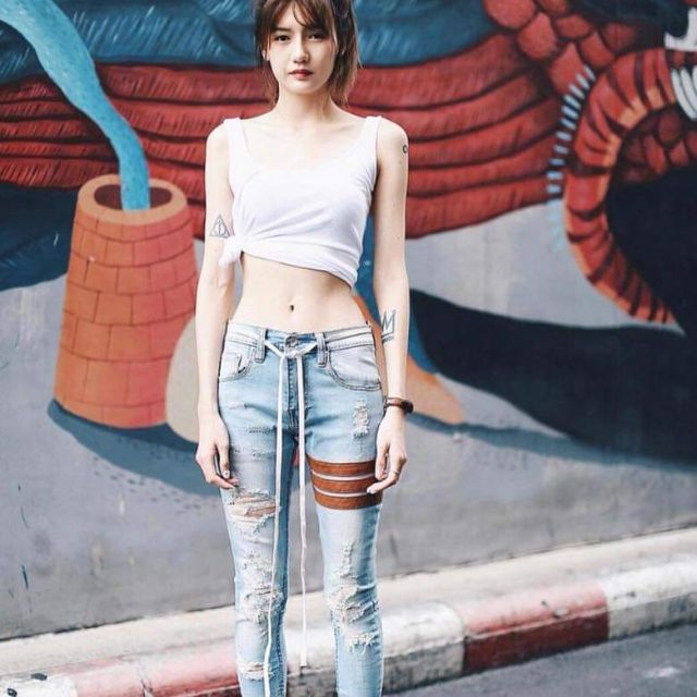 กางเกงHold'em ขายาว ผ้ายืด