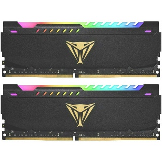 DDR4 Patriot Viper Steel RGB 32GB (2x16GB) 3600Mhz (PVSR432G360C0K) CL 20-26-26-46