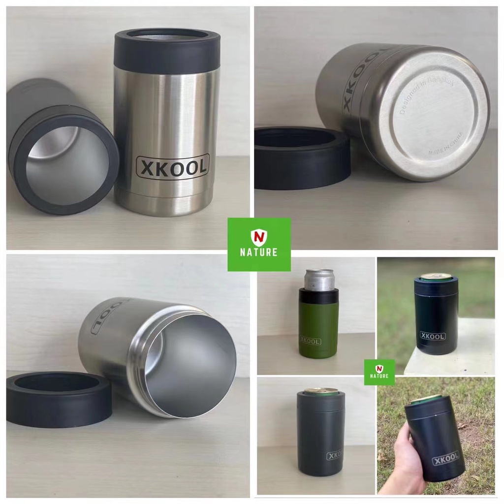 แก้วxkool กระติกขนาด12Oz เก็บอุณหภูมิความเย็น,ร้อน เนื้อแก้วเป็นสแตนเลส 304ไม่มีไอน้ำเกาะข้างนอกแก้ว