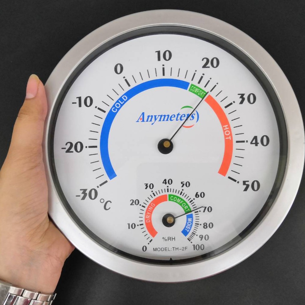 เครื่องวัดอุณหภูมิและความชื้น Thermometer &amp; Hydrometer ANYMETER TH-2F