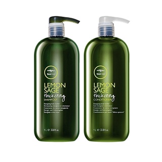 PAUL MITCHELL TEA TREE LEMON SAGE 1000 ML.แชมพู+ครีมนวดผม ช่วยลดความมัน เพิ่มความพองให้เส้นผม ให้ดูมีเนื้อผมมากขึ้น