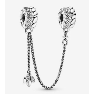 (พร้อมส่ง)*New*Pandora Wheat Grains Safety Chain Clip Charm