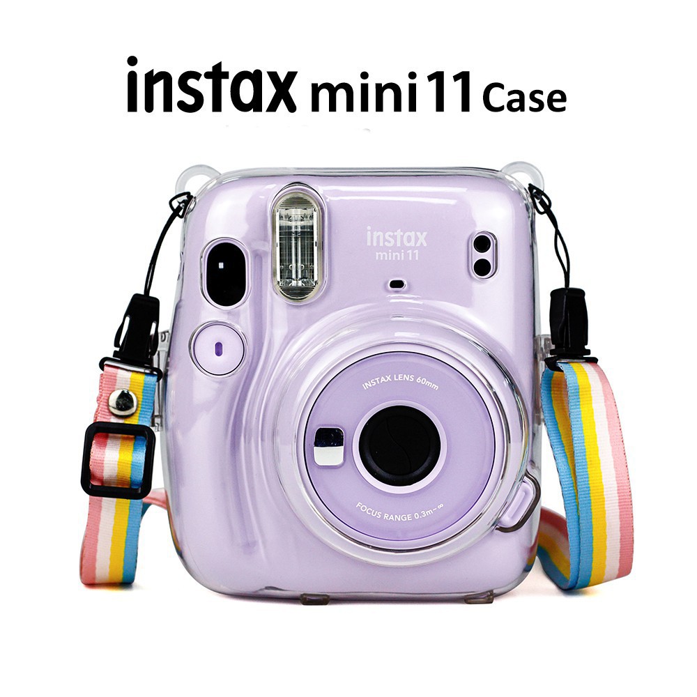 เคสใส instax mini11 แถมสายคล้อง case mini 11