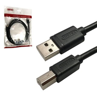 Unitek Cable USB 2.0 AM/BM (3M) Y-C420GBK สายปริ้นเตอร์คุณภาพสูง