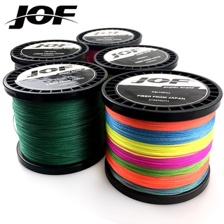 Jof Brand 8strand Japan Multifilament 100 % Pe สายเบ็ดถัก 300 ม . / 500 ม . 0 . 8-8 . 0 #