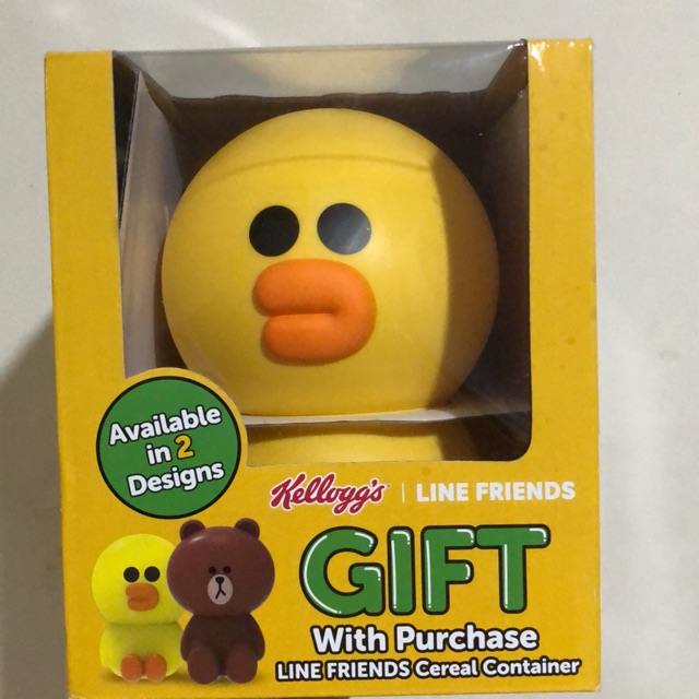Line Cereal คอนเทนเนอร์ Kellogs Sally