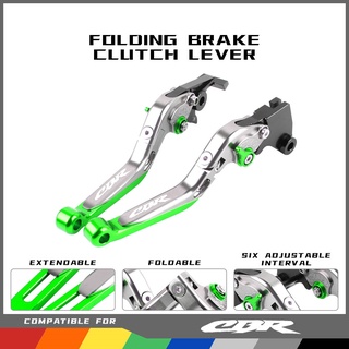 ก้านเบรกคลัทช์ CNC ปรับได้ พับได้ สําหรับรถจักรยานยนต์ Honda CBR250R CBR300R CBR500R 2011-2022