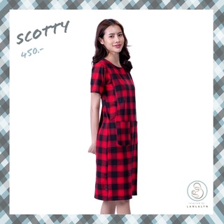 Scotty ชุดเดรสคลุมท้อง ให้นม