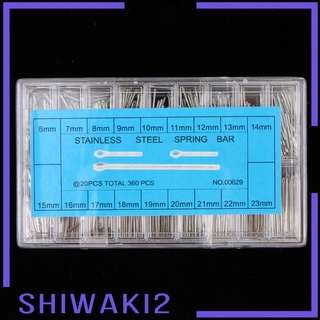 [SHIWAKI2] 360Pcs 6-23mm Watch Band Bracelet Strap Link Pin Spring Cotter Bar Part Set