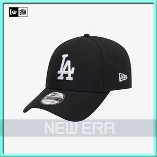 ♧ ยุคใหม่ ♧ หมวกแก๊ป โลโก้ MLB White On Black LA Dodgers Ball 12836258 Newera หมวกแก๊ปลําลอง สไตล์เกาหลี สตรีท ใช้ได้ทุกวัน