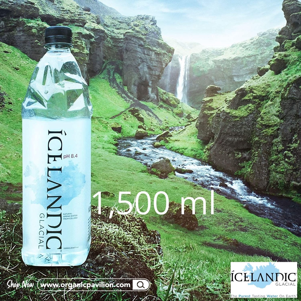 Icelandic Glacial น้ำแร่ธรรมชาติไอซ์แลนดิก เกลเซียล Natural Spring Alkaline Water (1.5L)