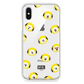 【OFFICIAL GOODS】 BT21 CLEAR JELLY PATTERN CASE PHONECASE - CHIMMY