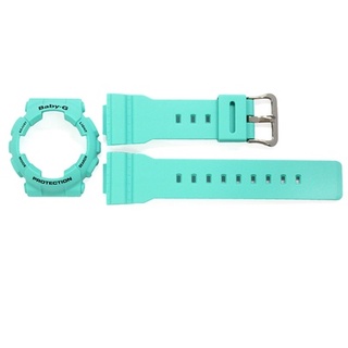 🎁Casio Baby-G กรอบและสายแท้ 100% รุ่น BA-111-3A (สีเขียวเทอร์คอยซ์)