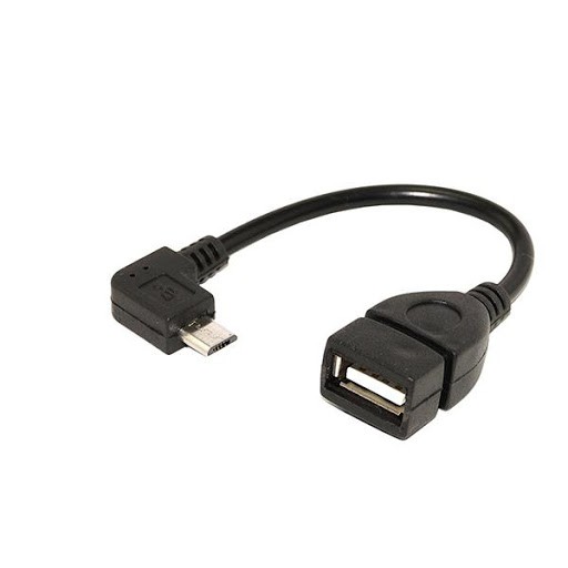 สาย Micro USB To USB OTG งอมุม 90 องศา - ประเภทอุปกรณ์เดิม