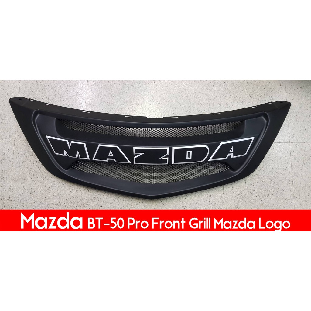กระจังหน้า กันลมหน้า ช่องลมหน้า Mazda BT-50 Pro Logo Mazda รุ่นไม่มีไฟ LED