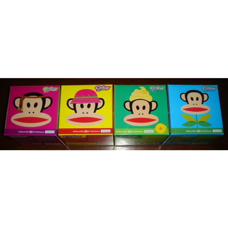กระดาษทิชชู่ Cellox เซลล็อกซ์ Paul Frank พอลแฟรงค์ 4 กล่อง 4 ลาย หายาก กระดาษชำระ ของใหม่