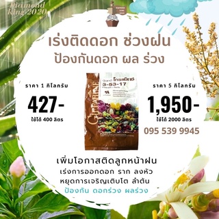 🔥ส่งฟรี🔥 มีโปร🔥 ปุ๋ย กิฟฟารีนโกแม็กซ์ สูตร 3-53-17 เพิ่มดอกดกออกดี ป้องกันดอกผลร่วง ขยายราก สะสมอาหารเพื่อสร้างดอก