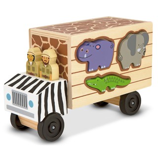 Melissa &amp; Doug - Animal Rescue Shape Sorting Truck