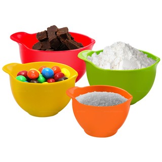 GetZhop ชุดถ้วยตวง 4 ชิ้น / Measuring Cups รุ่น TRU-09911111 (คละสี)